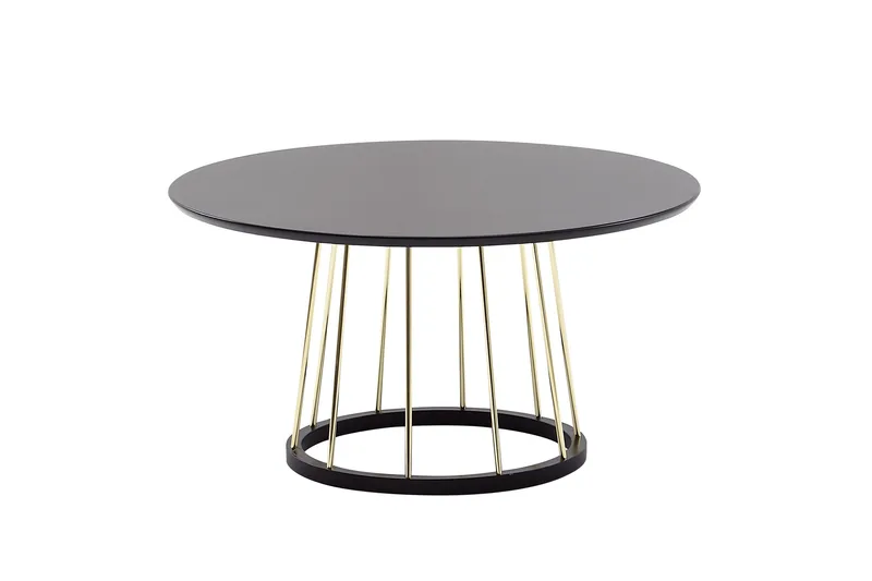 Sohvapöytä Rachid 80 cm Suorakaide, Musta