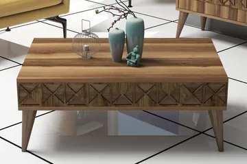 Sohvapöytä Raffaldt 90 cm Säilytyksellä Hylly