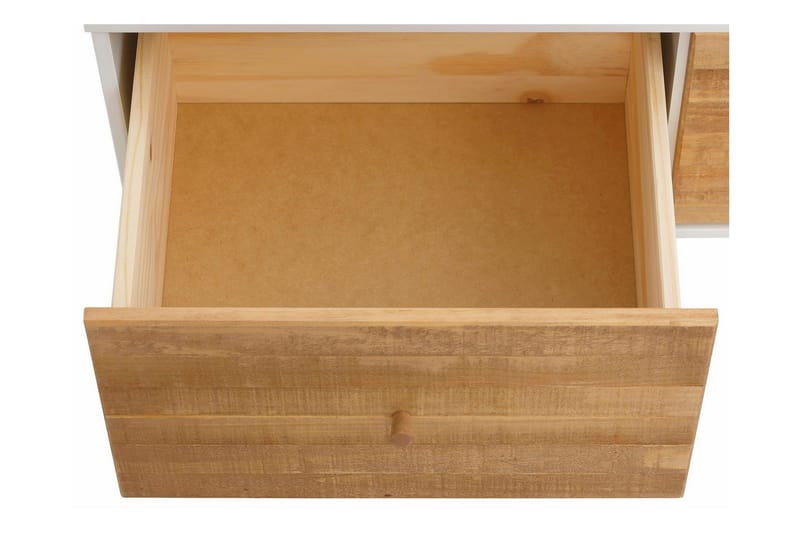 Sohvapöytä Rafney 100 cm - Valkoinen/Luonnonväri - Huonekalut - Pöytä & ruokailuryhmä - Sohvapöytä