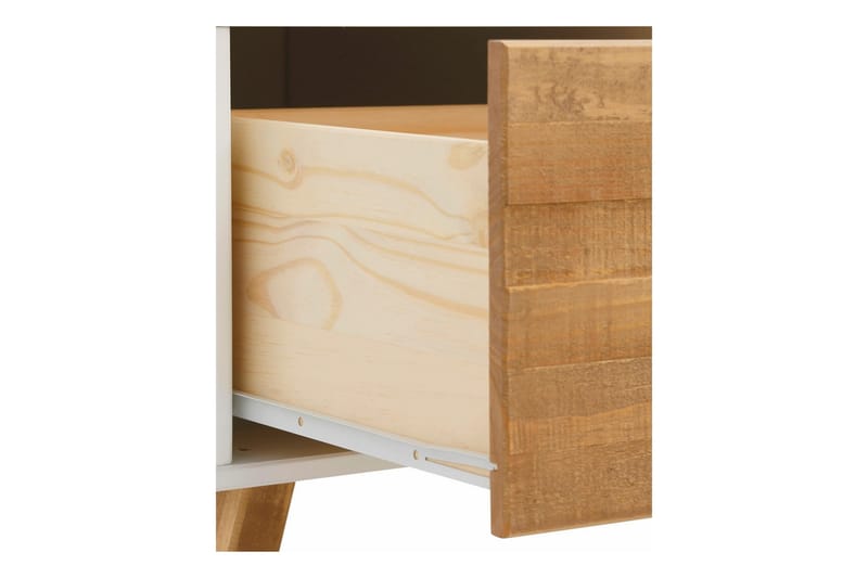 Sohvapöytä Rafney 100 cm - Valkoinen/Luonnonväri - Huonekalut - Pöytä & ruokailuryhmä - Sohvapöytä