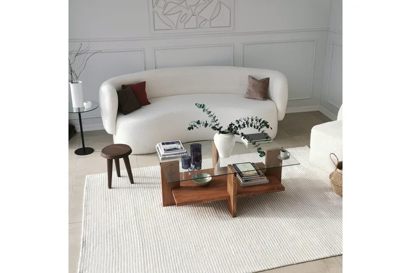 Sohvapöytä Razotaji 105x40x105 cm - Ruskea - Huonekalut - Pöytä & ruokailuryhmä - Sohvapöytä