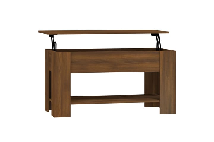 Sohvapöytä ruskea tammi 101x49x52 cm tekninen puu - Ruskea - Sohvapöytä