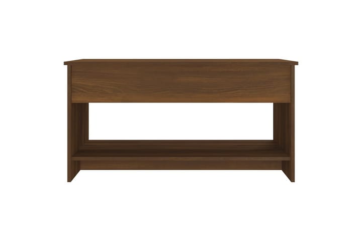 Sohvapöytä ruskea tammi 102x50x52,5 cm tekninen puu - Ruskea - Sohvapöytä