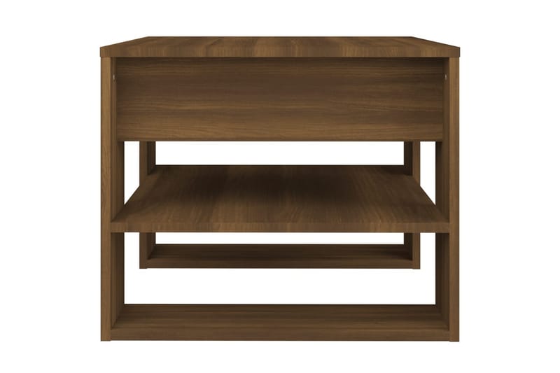 Sohvapöytä ruskea tammi 55,5x55x45 cm tekninen puu - Ruskea - Huonekalut - Pöytä & ruokailuryhmä - Sohvapöytä