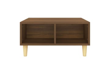 Sohvapöytä ruskea tammi 60x60x30 cm lastulevy - Ruskea - Huonekalut - Pöytä & ruokailuryhmä - Sohvapöytä
