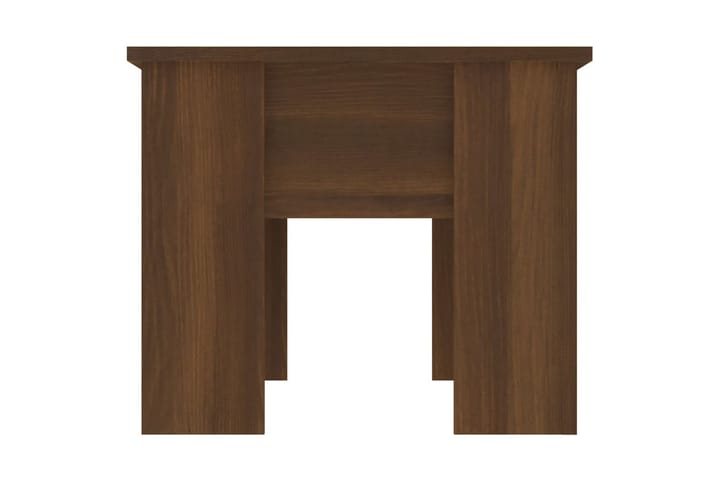 Sohvapöytä ruskea tammi 79x49x41 cm tekninen puu - Ruskea - Sohvapöytä