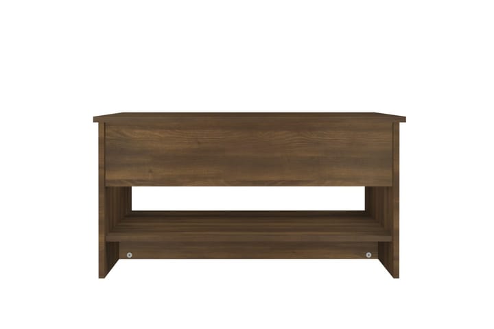 Sohvapöytä ruskea tammi 80x50x40 cm tekninen puu - Ruskea - Sohvapöytä