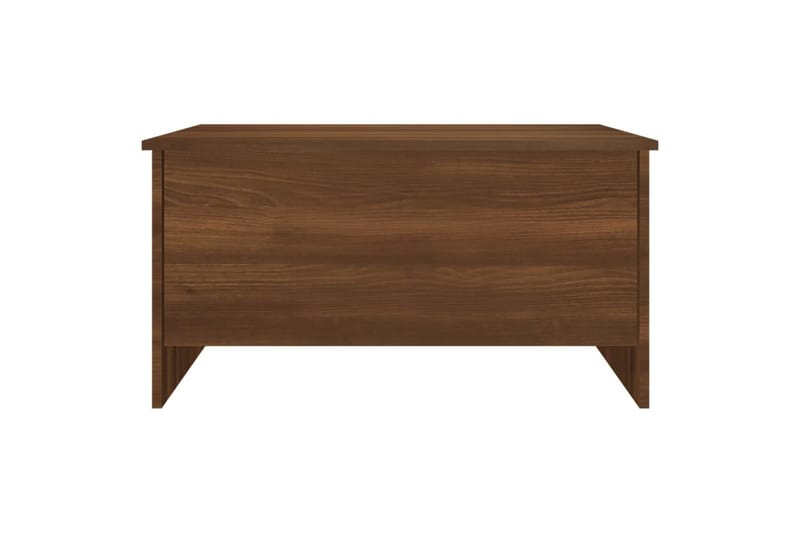 Sohvapöytä ruskea tammi 80x55,5x41,5 cm tekninen puu - Ruskea - Huonekalut - Pöytä & ruokailuryhmä - Sohvapöytä