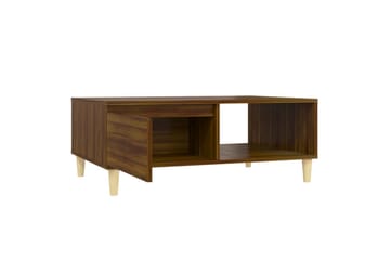 Sohvapöytä ruskea tammi 90x60x35 cm lastulevy - Ruskea - Huonekalut - Pöytä & ruokailuryhmä - Sohvapöytä