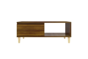 Sohvapöytä ruskea tammi 90x60x35 cm lastulevy - Ruskea - Huonekalut - Pöytä & ruokailuryhmä - Sohvapöytä