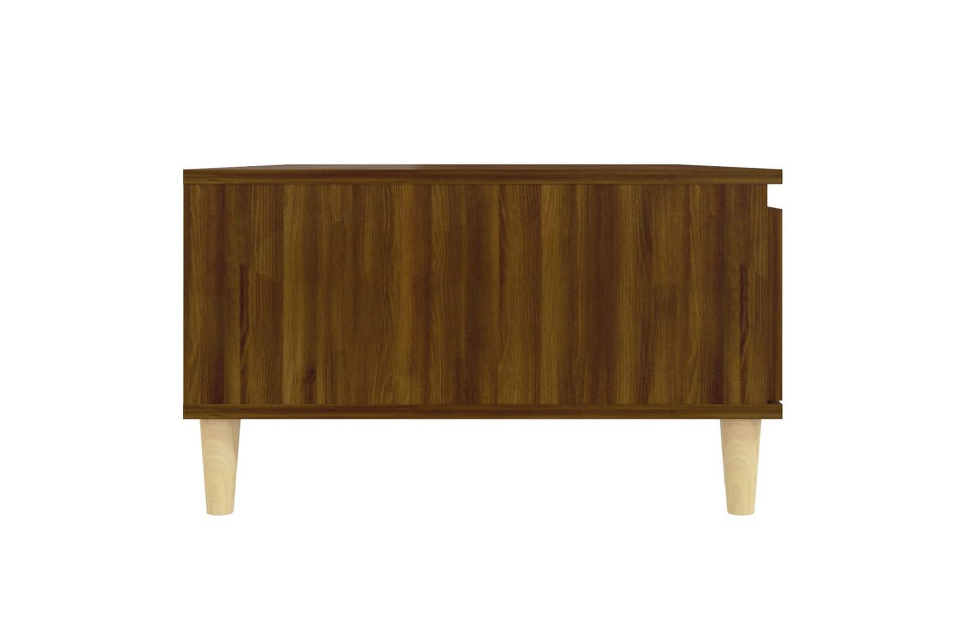 Sohvapöytä ruskea tammi 90x60x35 cm lastulevy - Ruskea - Huonekalut - Pöytä & ruokailuryhmä - Sohvapöytä