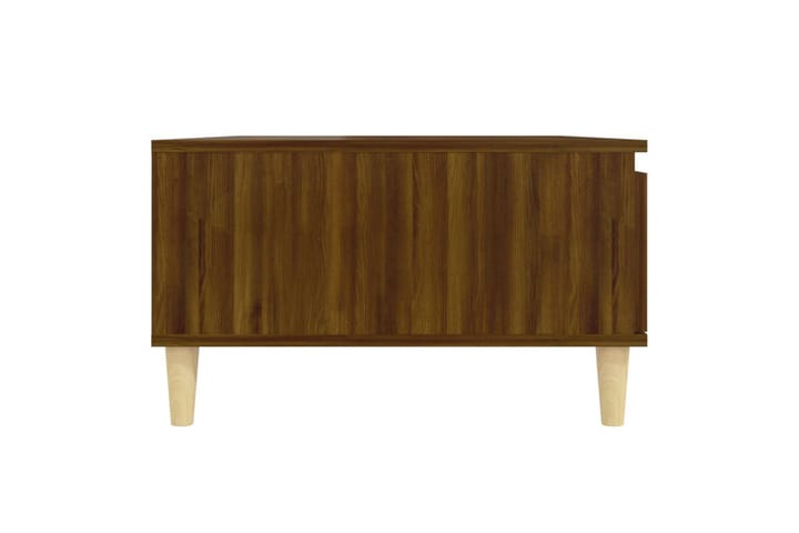 Sohvapöytä ruskea tammi 90x60x35 cm lastulevy - Ruskea - Sohvapöytä
