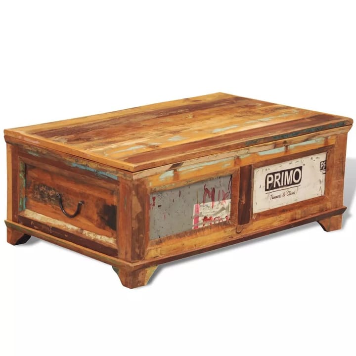 Sohvapöytä säilytysosastolla vintagetyyli Kierrätetty puu - Ruskea - Sohvapöytä