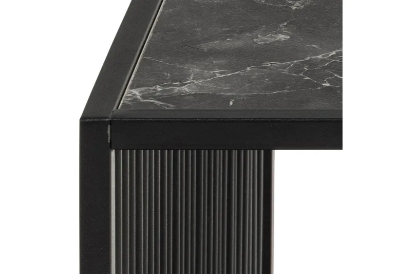 Sohvapöytä Saklani 80x80 cm - Musta - Huonekalut - Pöytä & ruokailuryhmä - Sohvapöytä