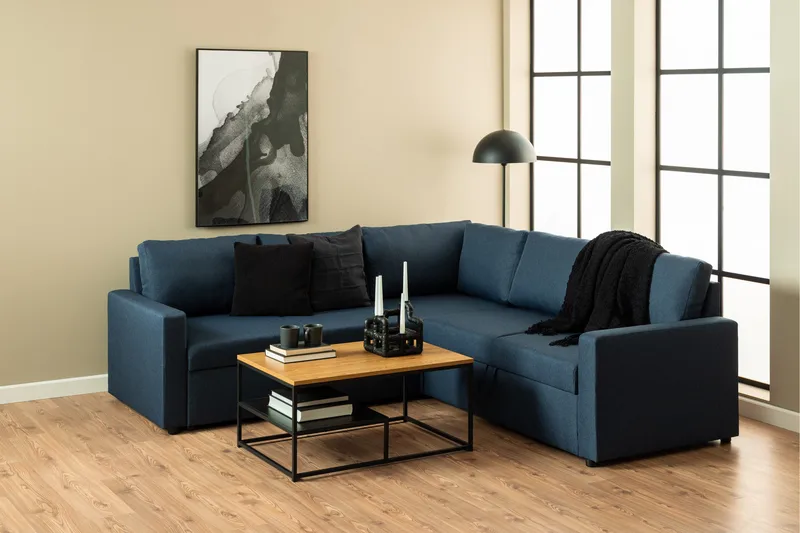 Sohvapöytä Saloni 90x60 cm - Luonnollinen - Huonekalut - Pöytä & ruokailuryhmä - Sohvapöytä