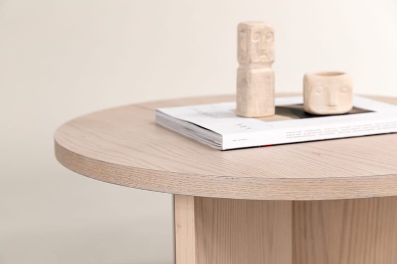 Sohvapöytä Saltö 85 cm - Valkoinen - Huonekalut - Pöytä & ruokailuryhmä - Sohvapöytä