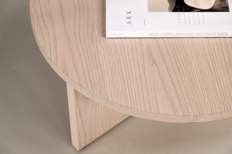 Sohvapöytä Saltö 85 cm - Valkoinen - Huonekalut - Pöytä & ruokailuryhmä - Sohvapöytä