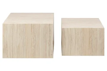 Sohvapöytä Samon 58x58 cm - Beige - Huonekalut - Pöytä & ruokailuryhmä - Sohvapöytä