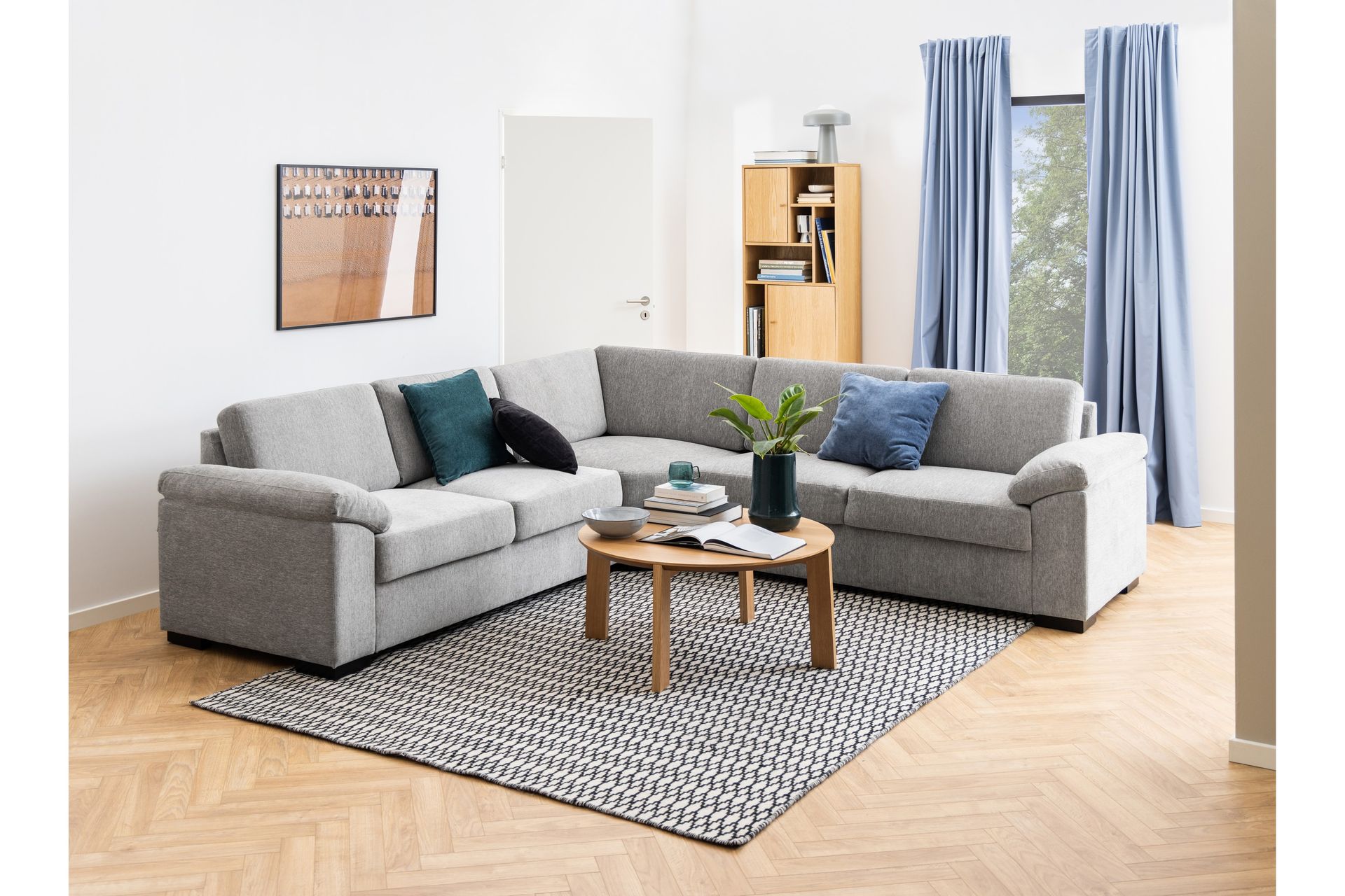 Sohvapöytä Samsudin 90 cm Pyöreä - Luonnollinen - Huonekalut - Pöytä & ruokailuryhmä - Sohvapöytä