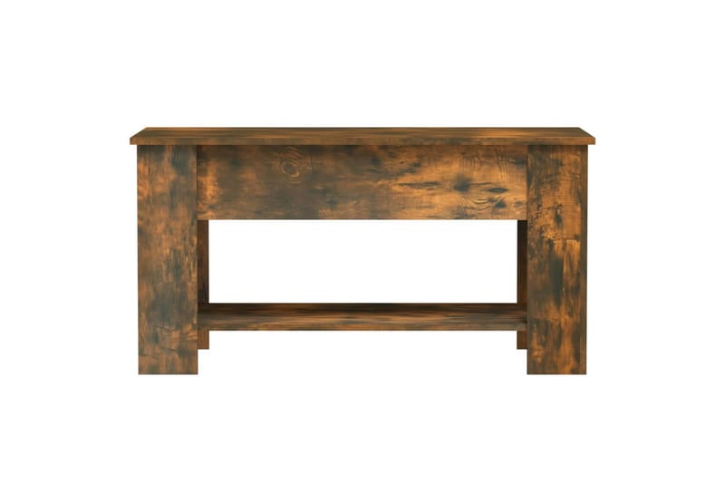 Sohvapöytä savutammi 101x49x52 cm tekninen puu - Ruskea - Huonekalut - Pöytä & ruokailuryhmä - Sohvapöytä