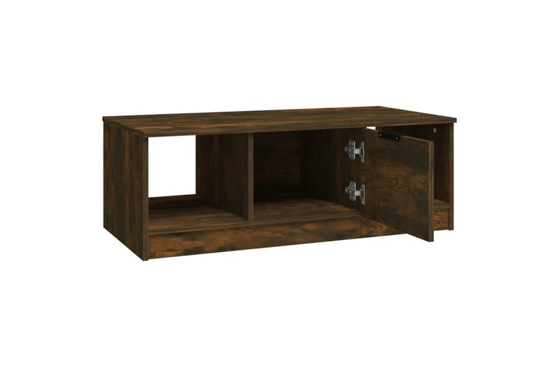 Sohvapöytä savutammi 102x50x36 cm tekninen puu - Ruskea - Huonekalut - Pöytä & ruokailuryhmä - Sohvapöytä