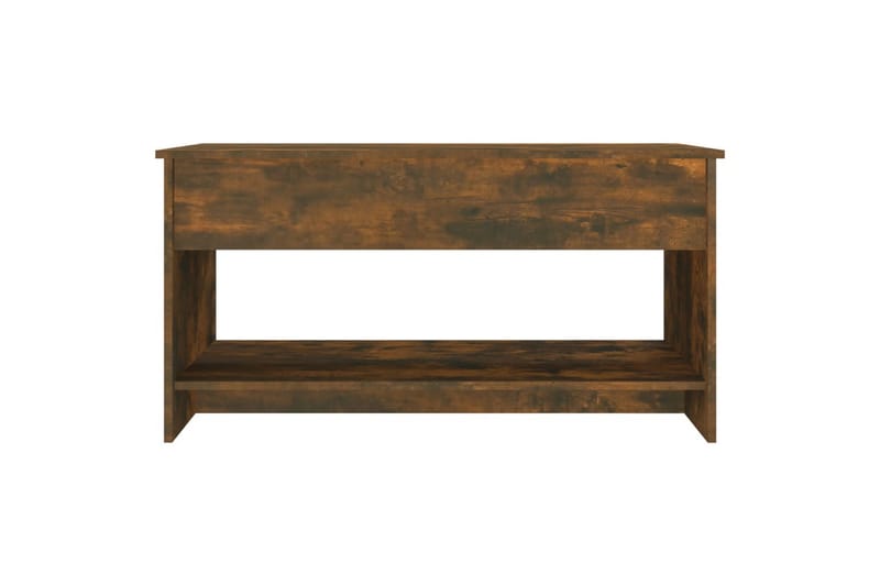 Sohvapöytä savutammi 102x50x52,5 cm tekninen puu - Ruskea - Huonekalut - Pöytä & ruokailuryhmä - Sohvapöytä