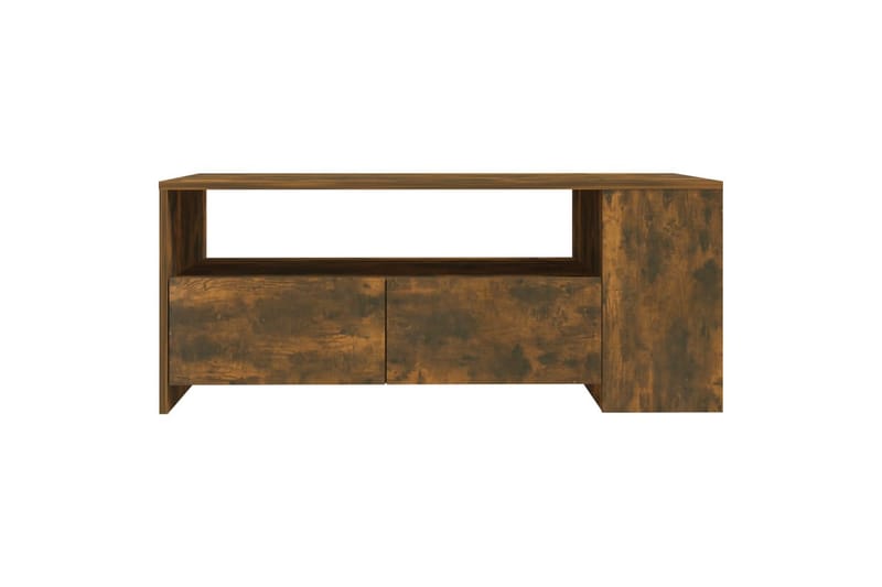 Sohvapöytä savutammi 102x55x42 cm tekninen puu - Ruskea - Huonekalut - Pöytä & ruokailuryhmä - Sohvapöytä