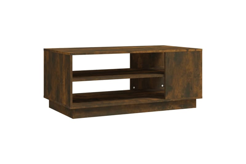 Sohvapöytä savutammi 102x55x43 cm lastulevy - Ruskea - Huonekalut - Pöytä & ruokailuryhmä - Sohvapöytä