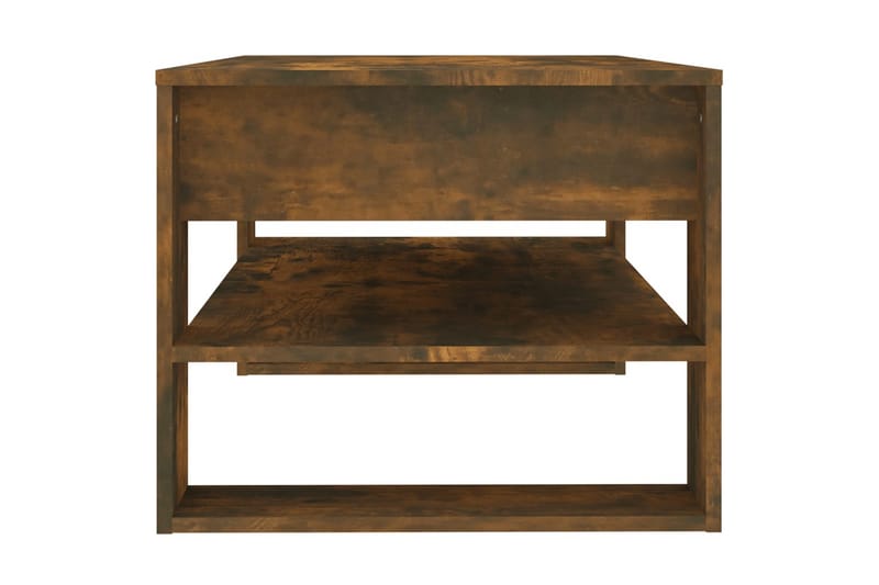 Sohvapöytä savutammi 102x55x45 cm tekninen puu - Ruskea - Huonekalut - Pöytä & ruokailuryhmä - Sohvapöytä