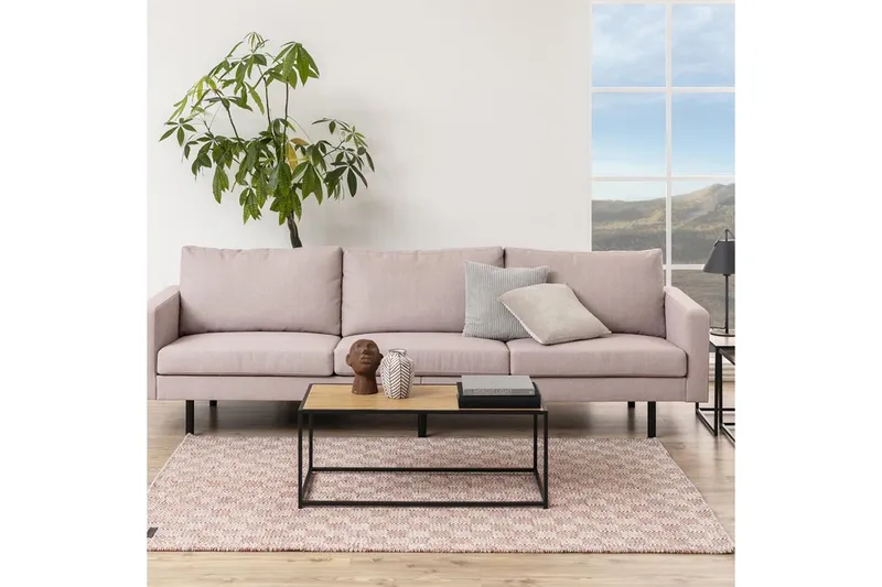 Sohvapöytä Seaford Tammi/Musta, undefined