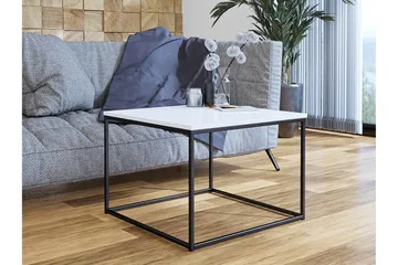 Sohvapöytä Selvotta 60 cm - Valkoinen/Musta - Huonekalut - Pöytä & ruokailuryhmä - Sohvapöytä