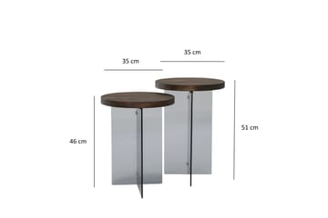 Sohvapöytä Serenity 35 cm - Harmaa - Huonekalut - Pöytä & ruokailuryhmä - Sohvapöytä