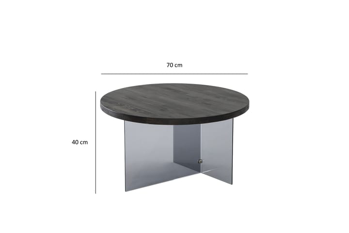 Sohvapöytä Serenity 70 cm - Antrasiitti - Sohvapöytä