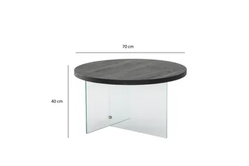 Sohvapöytä Serenity 70 cm - Harmaa - Huonekalut - Pöytä & ruokailuryhmä - Sohvapöytä