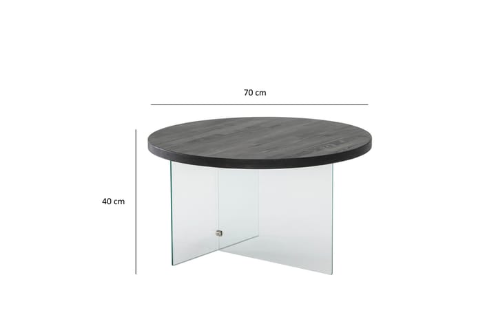 Sohvapöytä Serenity 70 cm - Harmaa - Sohvapöytä