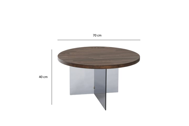 Sohvapöytä Serenity 70 cm - Pähkinä - Sohvapöytä