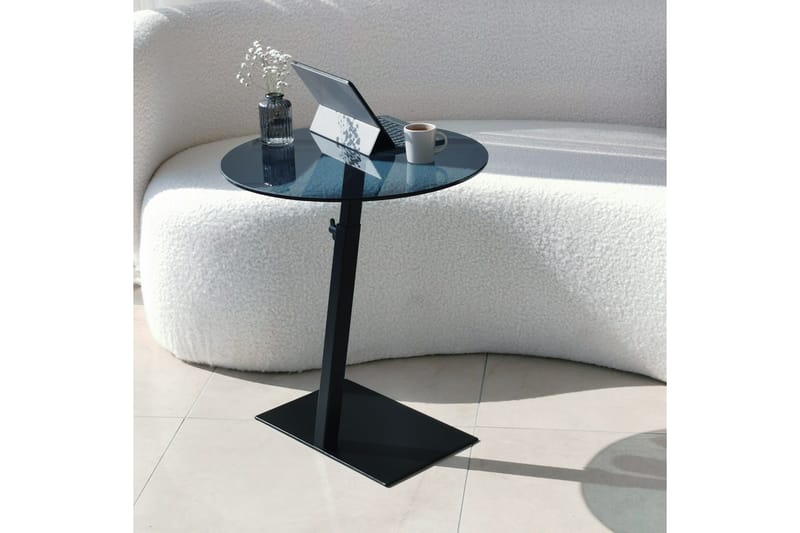 Sohvapöytä Sessan 40x40x40 cm Pyöreä - Musta - Huonekalut - Pöytä & ruokailuryhmä - Sohvapöytä