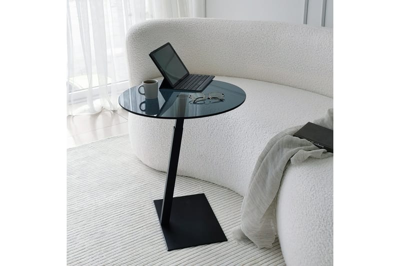 Sohvapöytä Sessan 40x40x40 cm Pyöreä - Musta - Huonekalut - Pöytä & ruokailuryhmä - Sohvapöytä