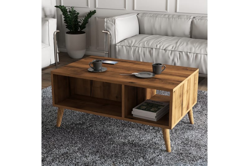 Sohvapöytä Simonstad 90x54x90 cm - Ruskea - Huonekalut - Pöytä & ruokailuryhmä - Sohvapöytä