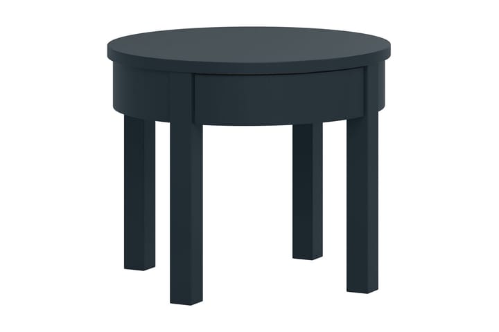 Sohvapöytä Simple 54 cm Pyöreä Säilytyksellä Hylly Musta - VOX - Sohvapöytä