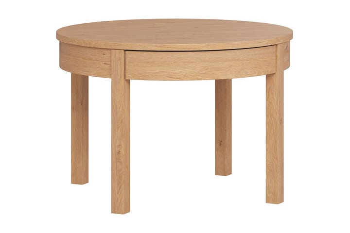 Sohvapöytä Simple 80 cm Pyöreä Säilytys Hylly Korkea Luonnon - VOX - Sohvapöytä