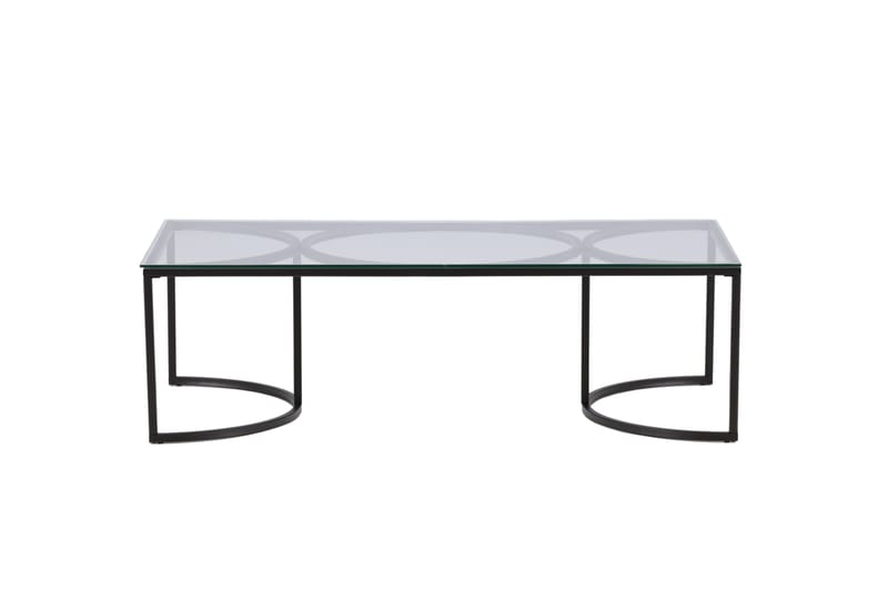 Sohvapöytä Skanör 220x140x42 cm, Musta