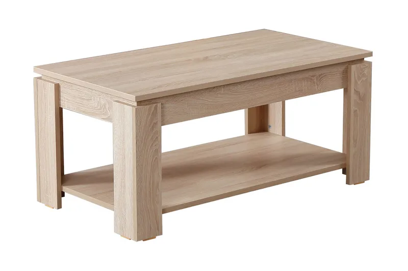 Sohvapöytä Skoglund 104 cm Säilytyksellä Hylly - Pyökki - Huonekalut - Pöytä & ruokailuryhmä - Sohvapöytä