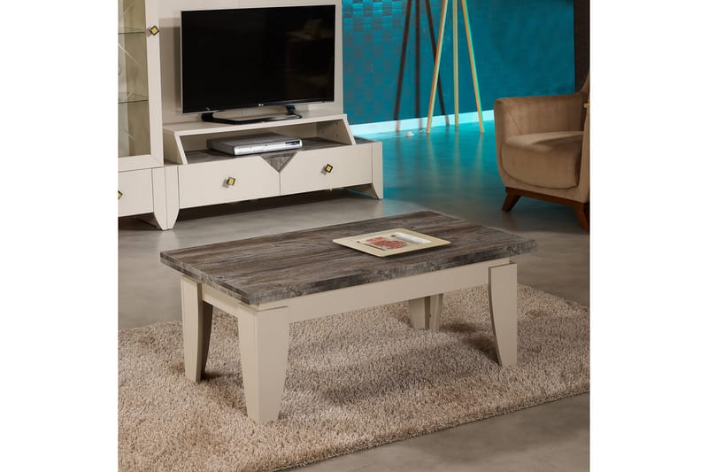 Sohvapöytä Skoglund 110 cm - Beige - Huonekalut - Pöytä & ruokailuryhmä - Sohvapöytä