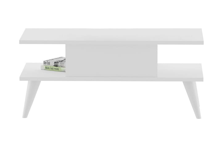 Sohvapöytä Solai 90x40x90 cm - Valkoinen - Sohvapöytä