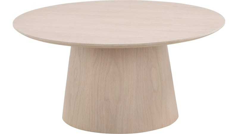 Sohvapöytä Solhem 80 cm, Valkaistu