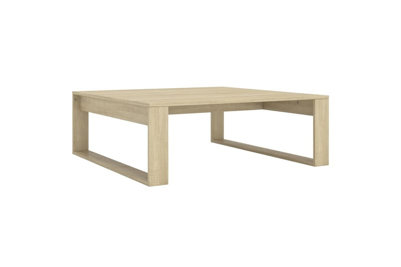 Sohvapöytä Sonoma-tammi 100x100x35 cm lastulevy - Ruskea - Huonekalut - Pöytä & ruokailuryhmä - Sohvapöytä