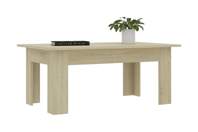 Sohvapöytä Sonoma-tammi 100x60x42 cm lastulevy - Ruskea - Huonekalut - Pöytä & ruokailuryhmä - Sohvapöytä