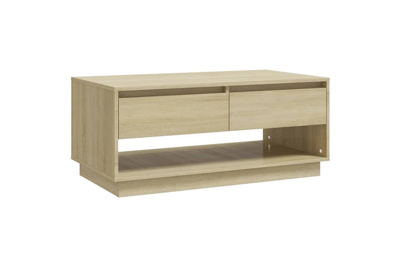 Sohvapöytä Sonoma-tammi 102,5x55x44 cm lastulevy - Ruskea - Huonekalut - Pöytä & ruokailuryhmä - Sohvapöytä