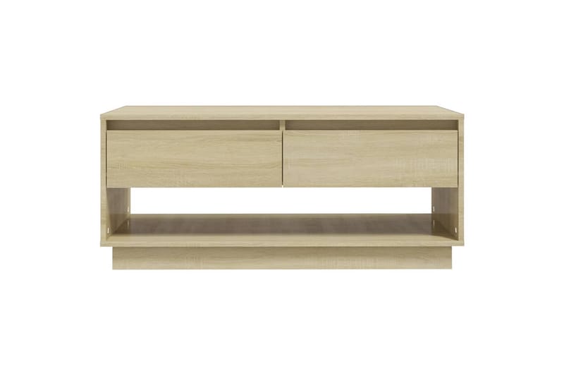 Sohvapöytä Sonoma-tammi 102,5x55x44 cm lastulevy - Ruskea - Huonekalut - Pöytä & ruokailuryhmä - Sohvapöytä